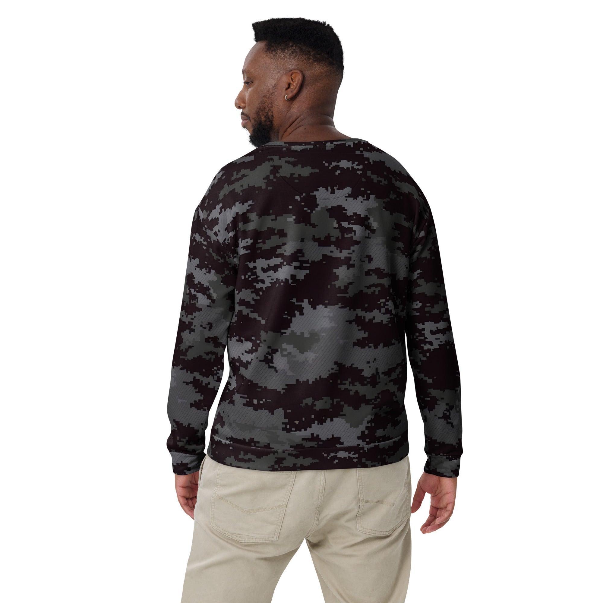 Unisex Black Camo Sweatshirt – Flanaw