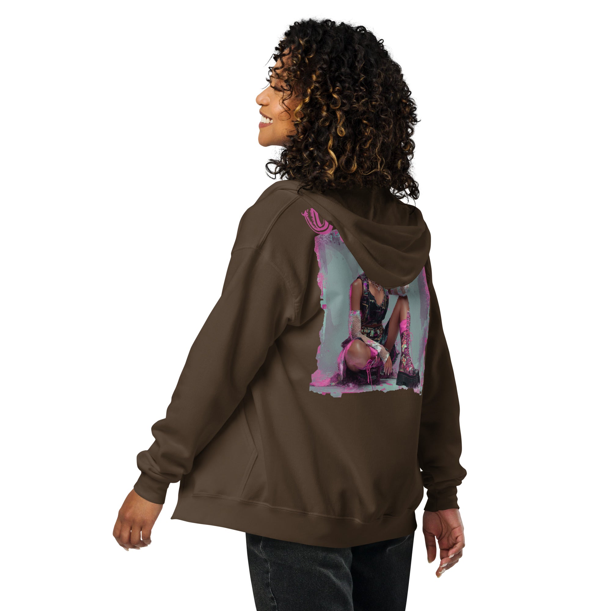 Y2K Graphic Zip Up Hoodies | Flanaw