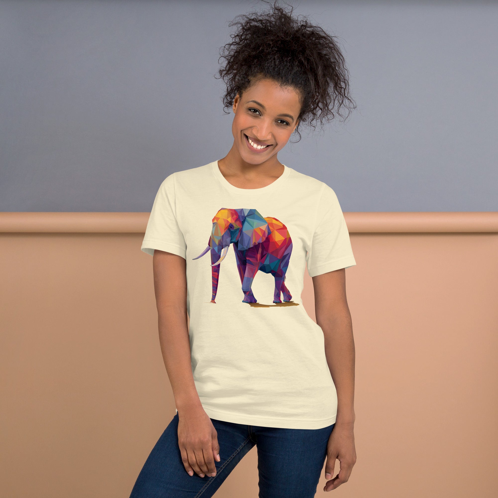 Unisex Prism Elephant Tee Shirt – Flanaw